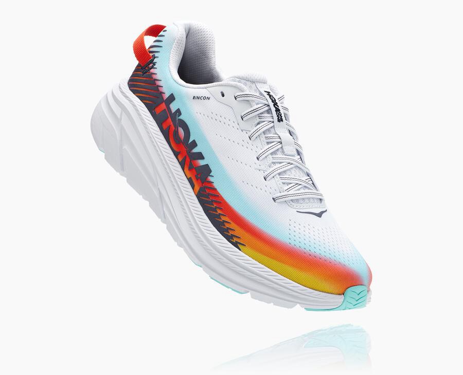 Hoka One One Løbesko Dame - Ironman Rincon 2 - Hvide/Blå - 184670JGQ